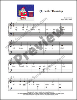 Early Elementary Christmas Set - Susan Paradis Piano Teaching Resources