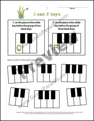 Fun with Frogs Book Two - Susan Paradis Piano Teaching Resources