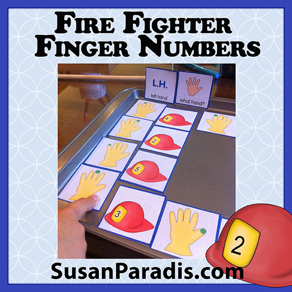 Firefighter Finger Numbers