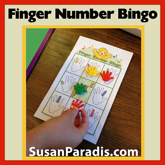 Finger Number Bingo