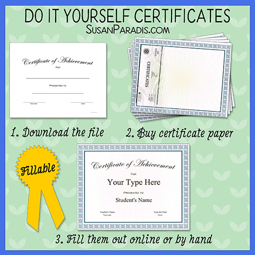 sheet music amazon blank Paradis ready   Certificate for Susan Templates Paper made