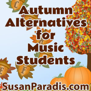 Alternatives to Halloween Games, Worksheets, and Music