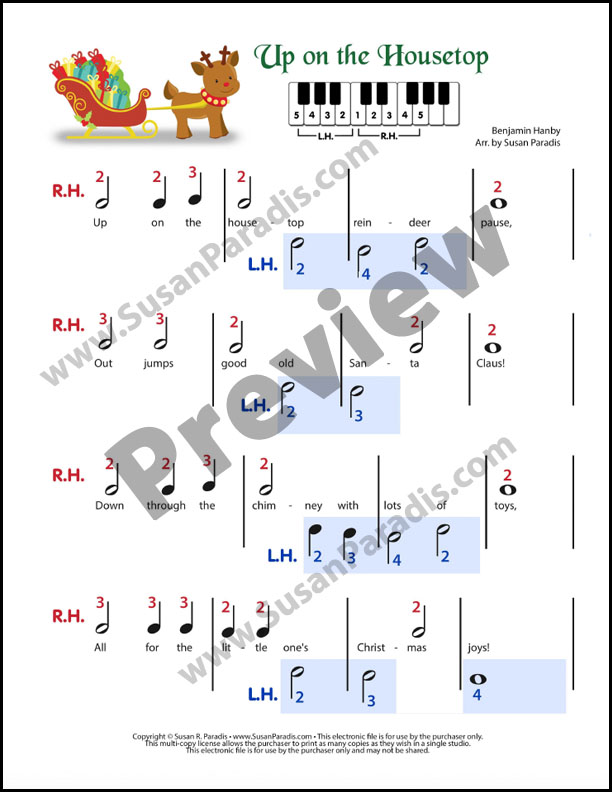 My First Christmas Songs  Pre-Reading with Finger Numbers • Music Educator  Resources