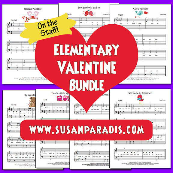 Valentine’s Day Elementary Piano Bundle