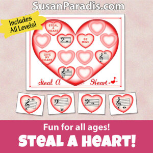 Piano Teaching Material for Valentine’s Day