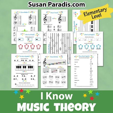 I Can Count Rhythm - a Beginning Worksheet - Susan Paradis Piano ...