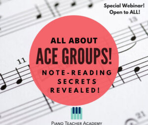 Webinar for Note Reading with ACE Groups