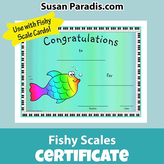 Fishy Scales Certificate