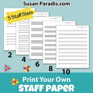 Staff Paper Variety Pack for Students