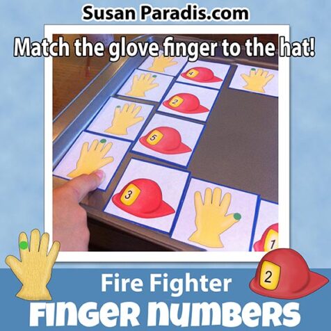 Fire Fighter Finger Numbers - Susan Paradis Piano Teaching Resources