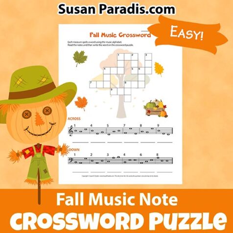 Fall Easy Music Crossword Puzzle Susan Paradis Piano Teaching Resources Fall Easy Music Crossword Puzzle Susan Paradis Piano Teaching Resources