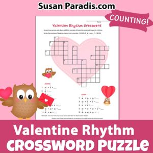 Valentine Rhythm Fun Sheet